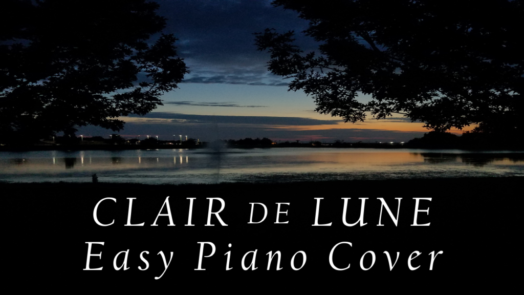 Debussy Clair de LuClaude Debussy Clair de Lune easy piano sheet music pdf free tutorialne easy piano sheet music tutorial