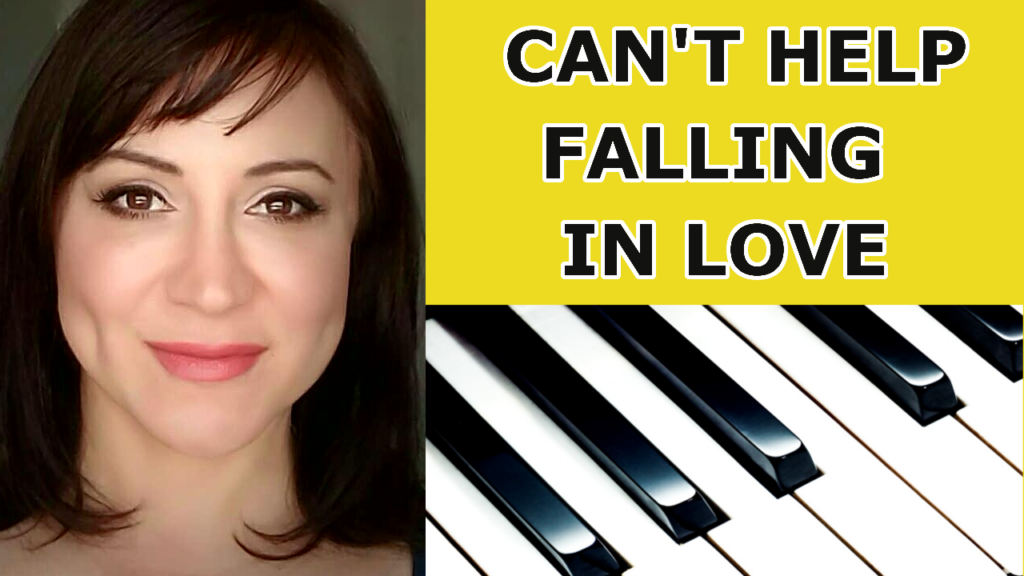 Can't Help Falling In Love piano sheet music pdf tutorial