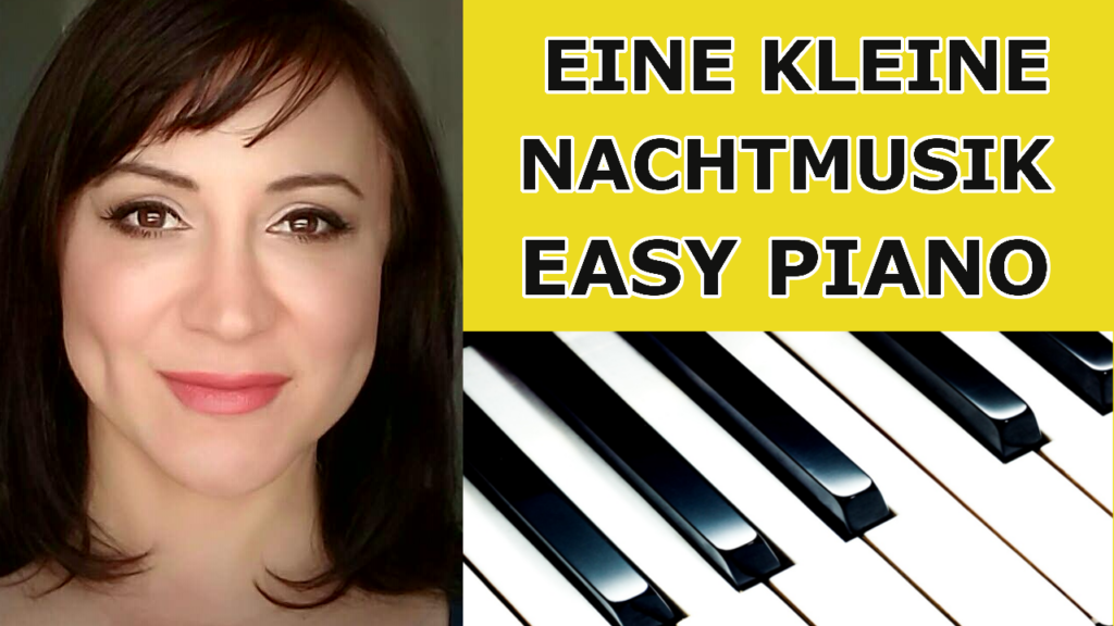 Mozart Eine Kleine Nachtmusik Easy Piano Tutorial Sheet Music pdf