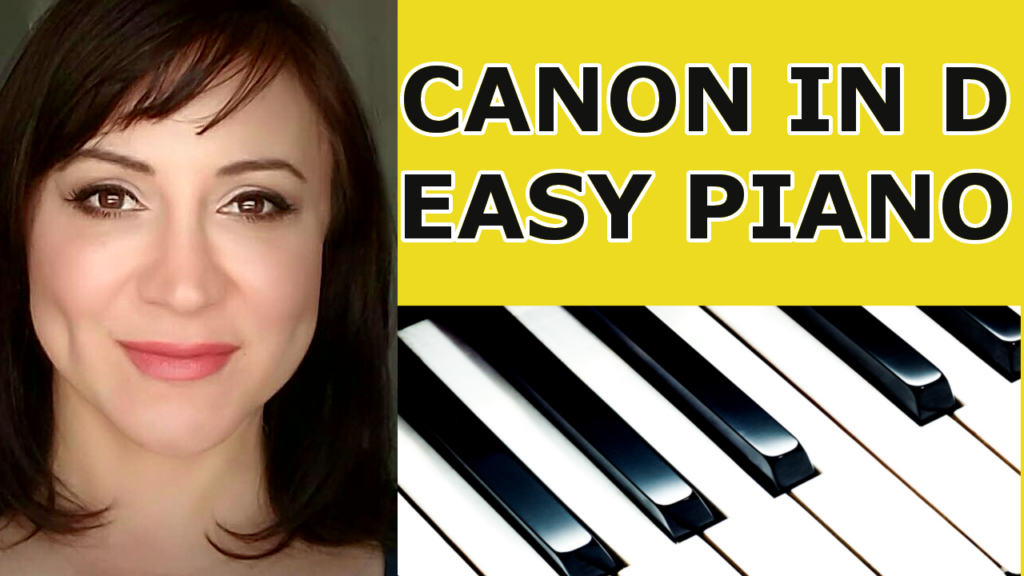 Canon in D Easy Piano Tutorial Sheet Music