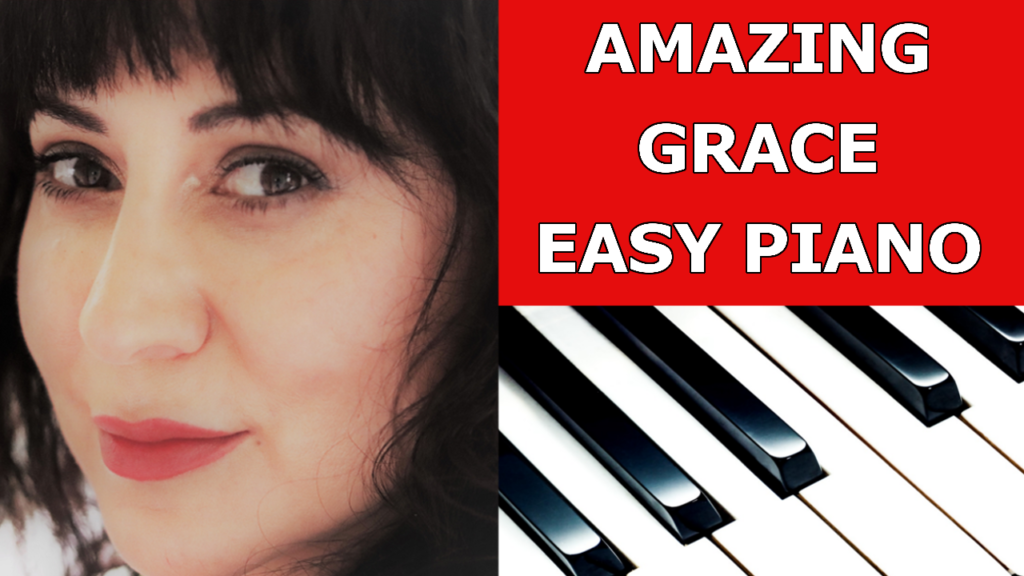 amazing grace easy piano sheet music pdf tutorial