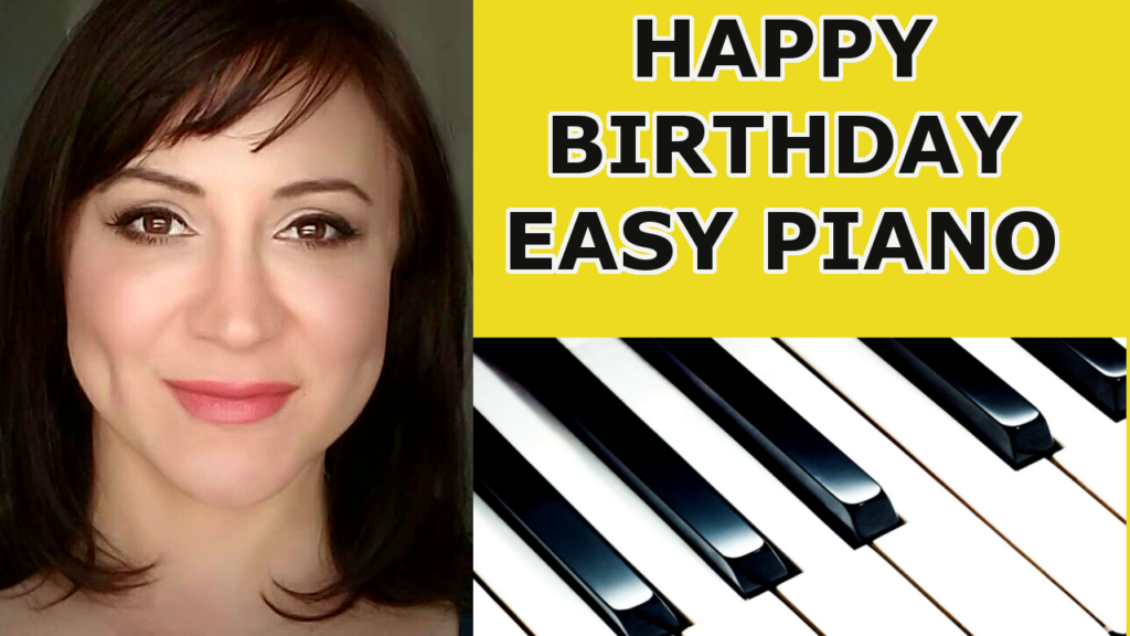 happy birthday easy piano tutorial sheet music