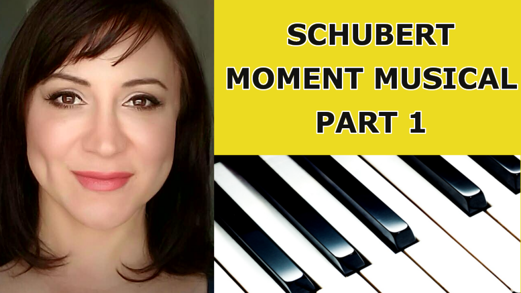 schubert moment musical 1 piano tutorial