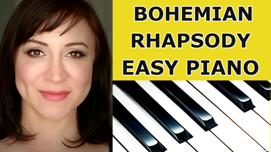 bohemian rhapsody easy piano tutorial sheet music pdf