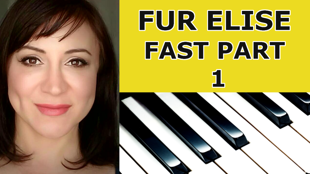 Beethoven Fur Elise Fast Part Piano Tutorial Sheet Music PDF