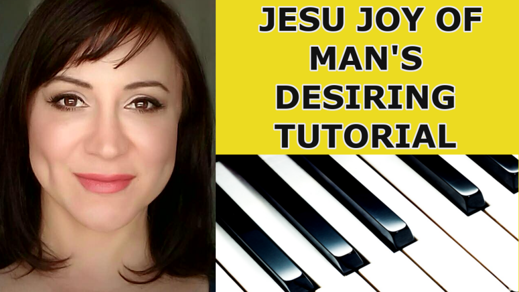 Jesu Joy Of Man's Desiring easy piano tutorial sheet music pdf
