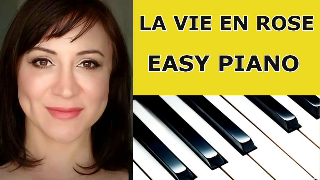 la vie en rose easy piano free tutorial sheet music pdf