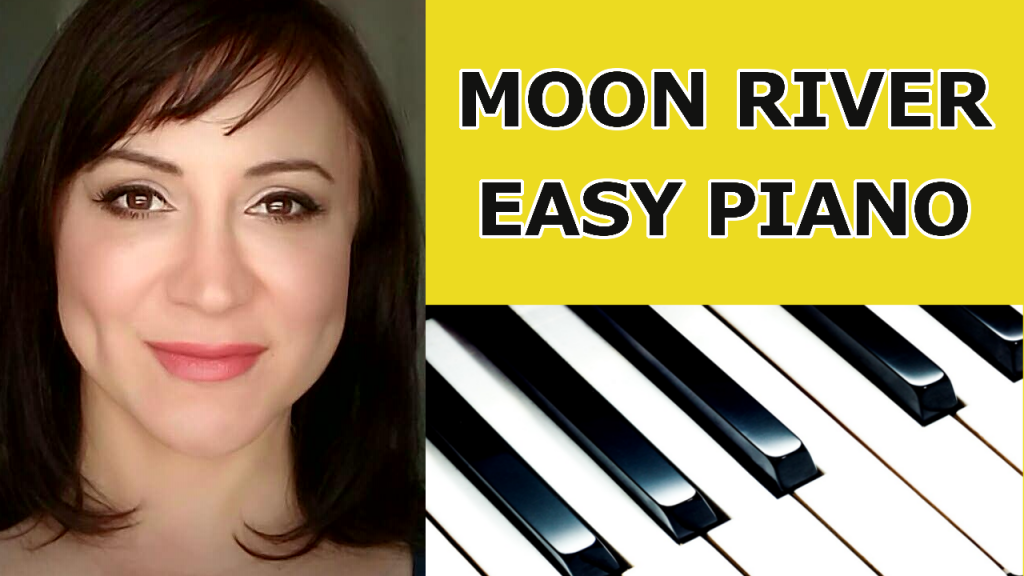 moon river easy piano tutorial sheet music pdf