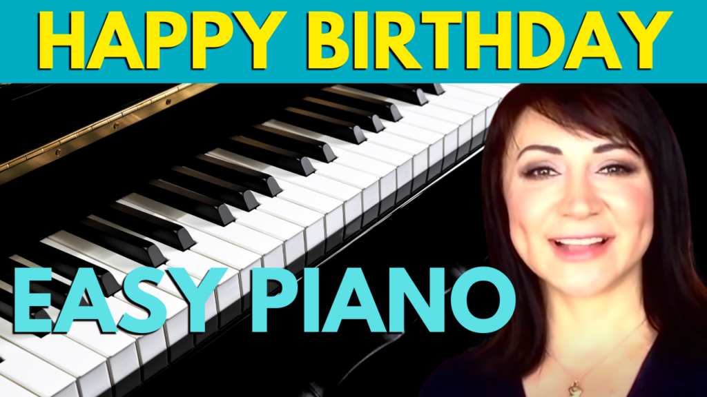 happy birthday easy piano tutorial sheet music youtube